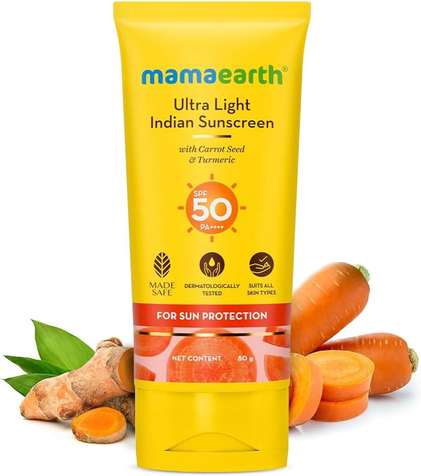 Ultra Light Indian Sunscreen Spf50 Pa+++, 80 Ml